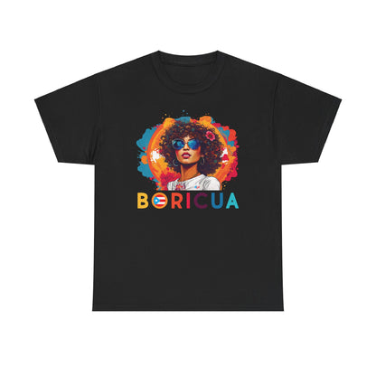 Boricua Girl Colors Unisex Heavy Cotton Tee