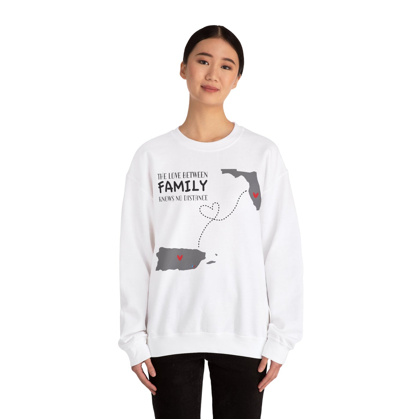 Love in the distance Florida Unisex Heavy Blend™ Crewneck Sweaters