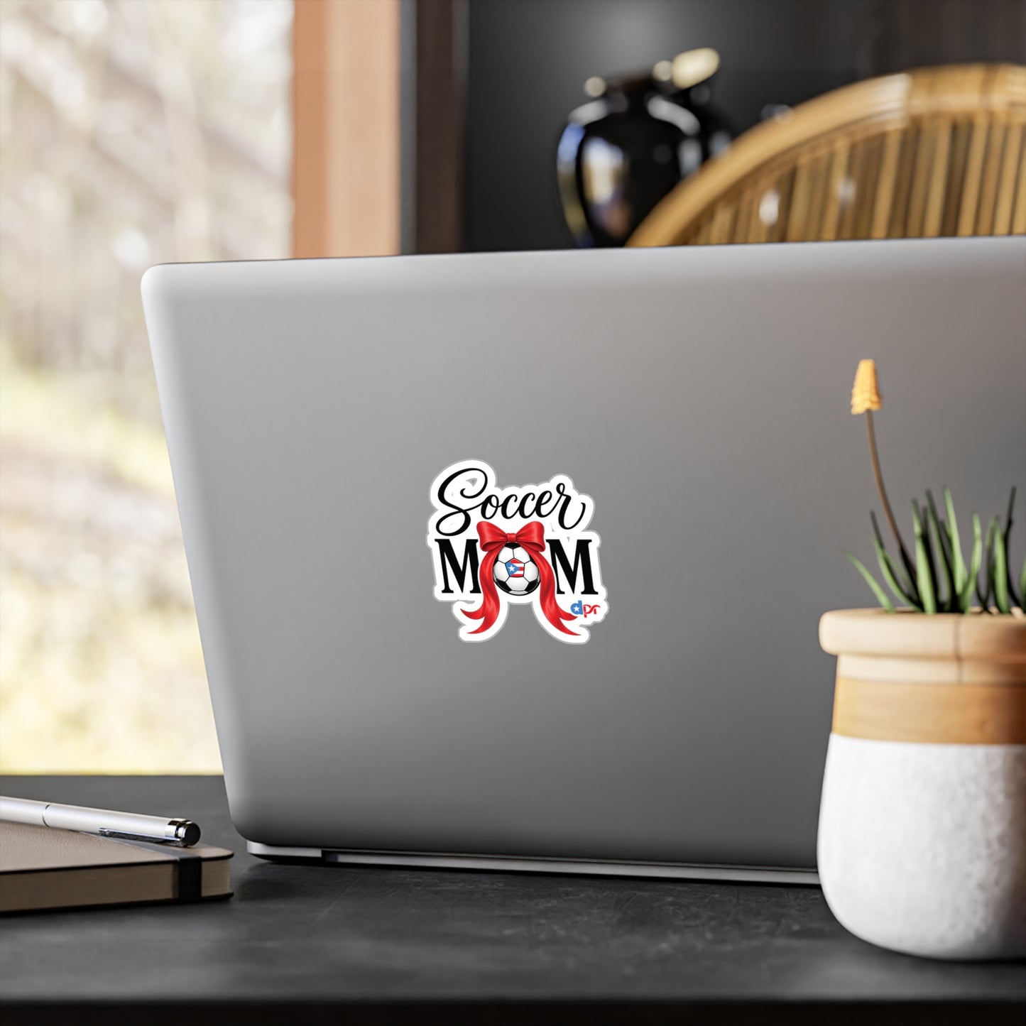 Soccer Mom Boricua Waterproof Kiss-Cut Vinyl Decals