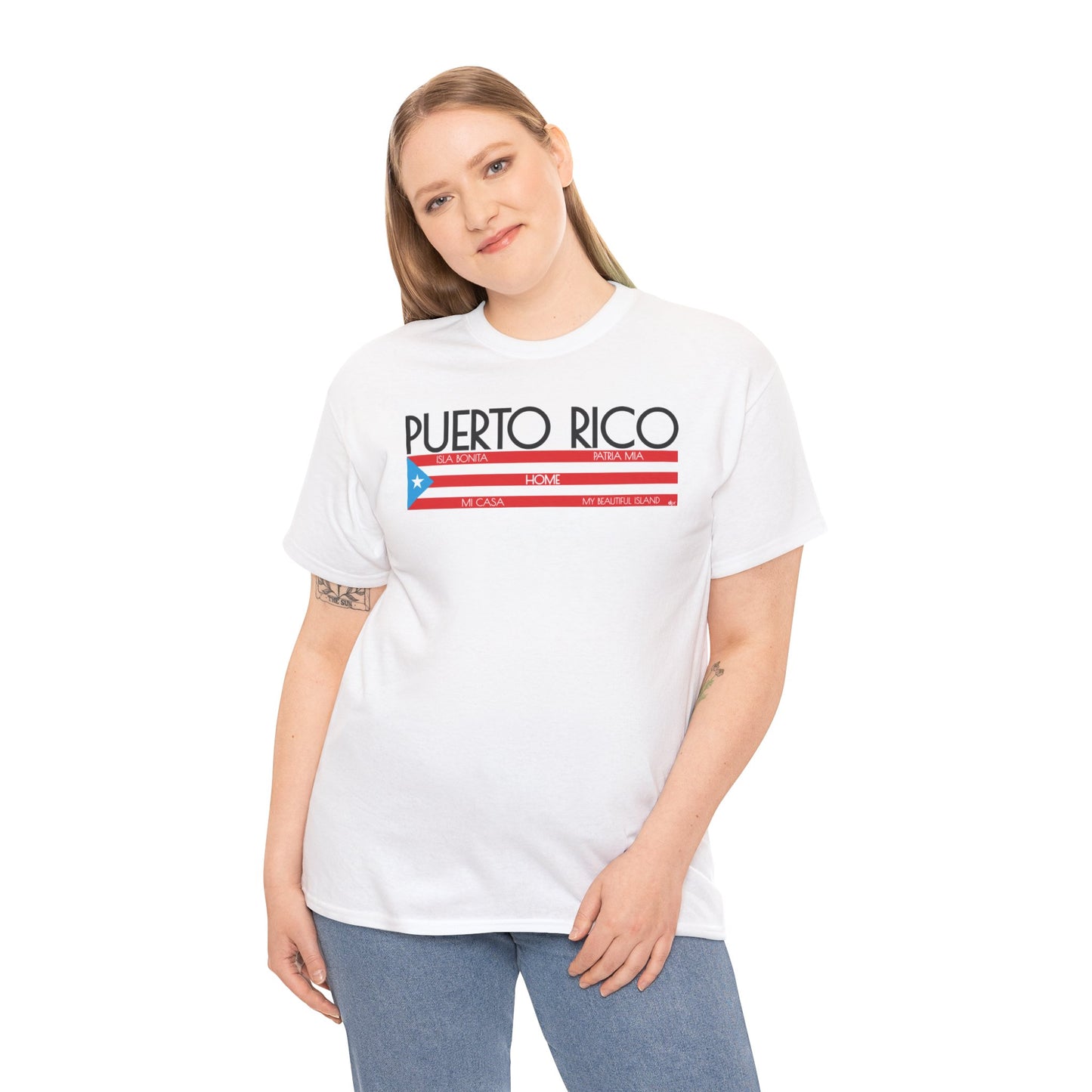 Puerto Rico HOME Unisex Heavy Cotton Tee