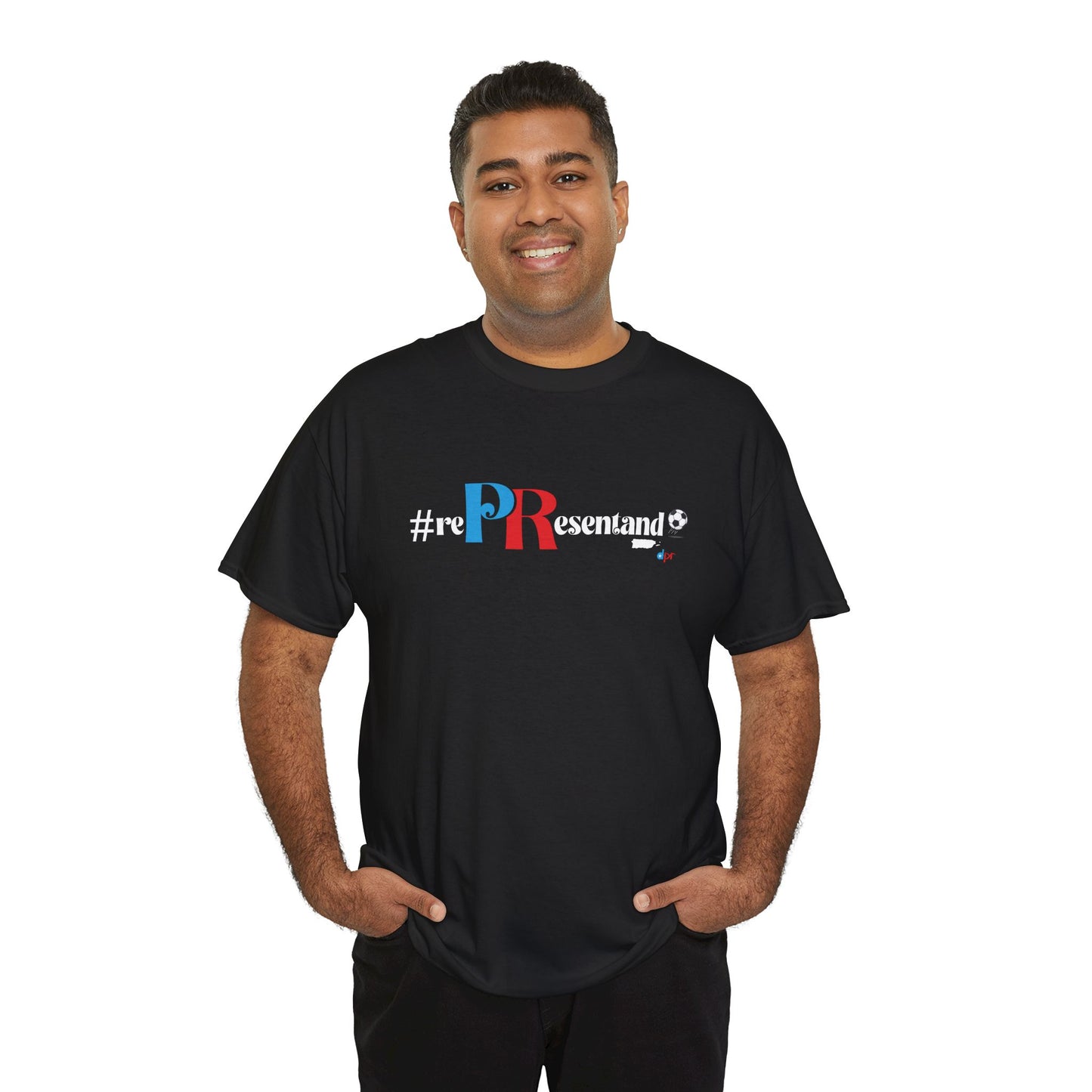 RePResentando Soccer Ball Unisex Heavy Cotton Tee