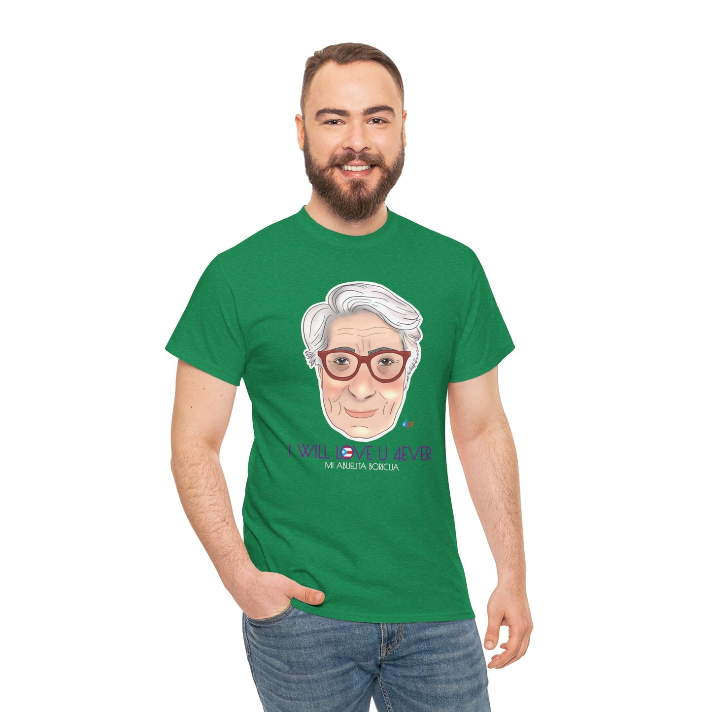 I Will Love You Forever Abuelita Boricua Heavy Cotton Tee