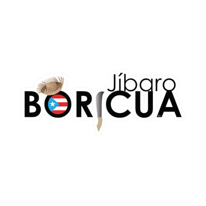 Jíbaro Boricua Waterproof Kiss-Cut Vinyl Decals