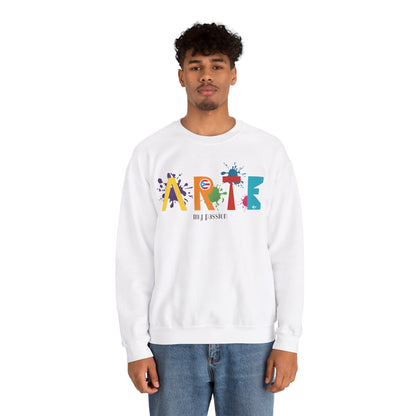 Arte My Passion Bandera Puerto Rico Heavy Blend™ Crewneck Sweaters