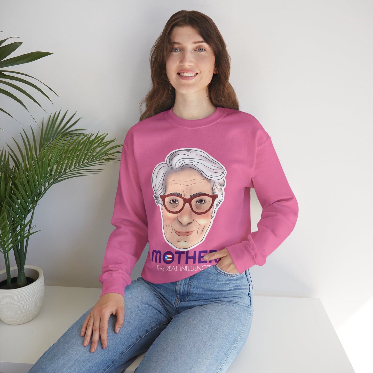 Mother The Real Influencer Heavy Blend™ Crewneck Sweatshirt