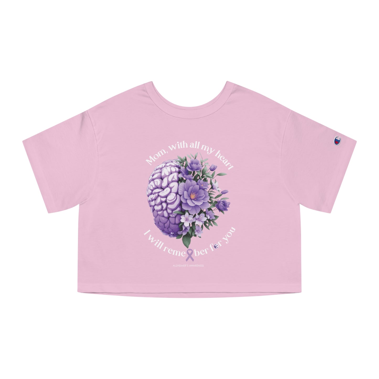 MOM I Will Remember for You  Flowy Cropped Tee