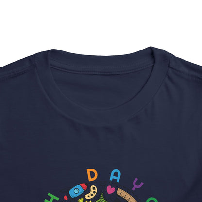 Daycare Here I Come - Back to School Boricua Toddler Short Sleeve Tee