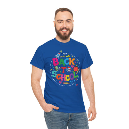 Back to School Boricua Student Heavy Cotton Tee