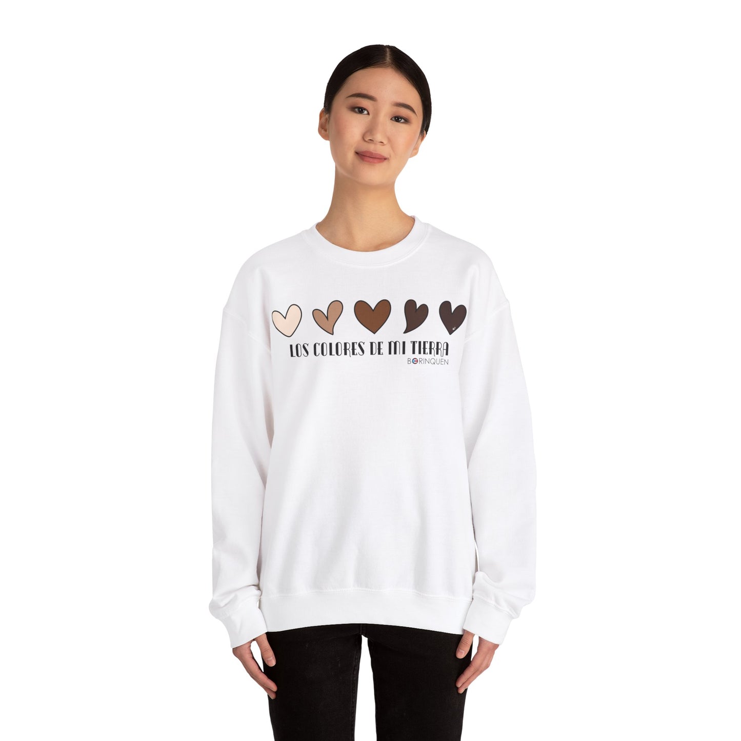 MELANINA BORINQUEN Heavy Blend™ Crewneck Sweaters