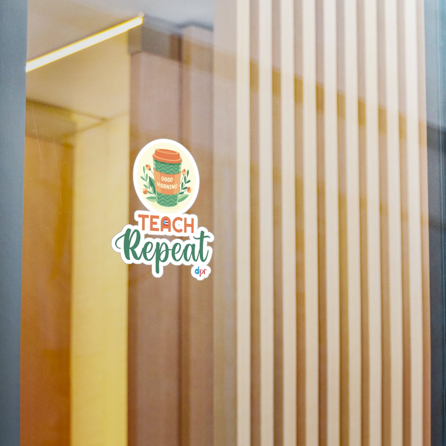 Coffee Teach Repeat - Back to School Kiss-Cut Vinyl Decals