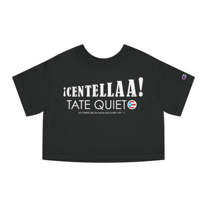 CENTELLA! Puerto Rican Mom  Flowy Cropped Tee