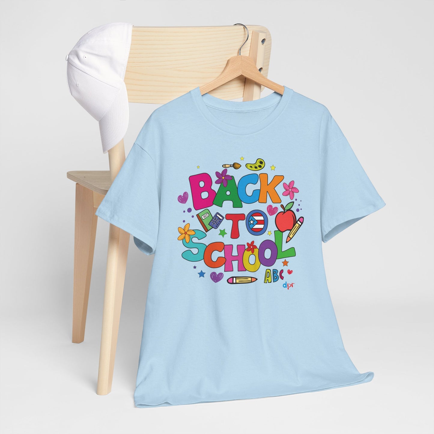 Back to School Boricua Teacher Heavy Cotton Tee