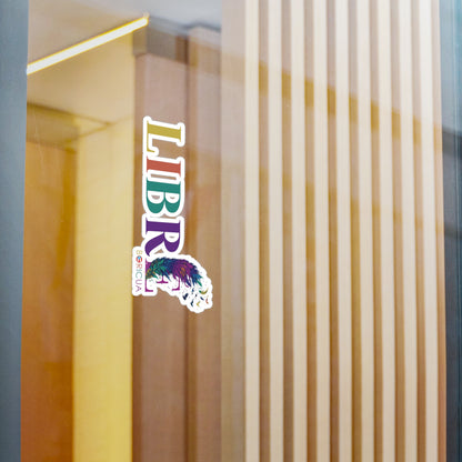 LIBRE Rainbow Waterproof Kiss-Cut Vinyl Decals