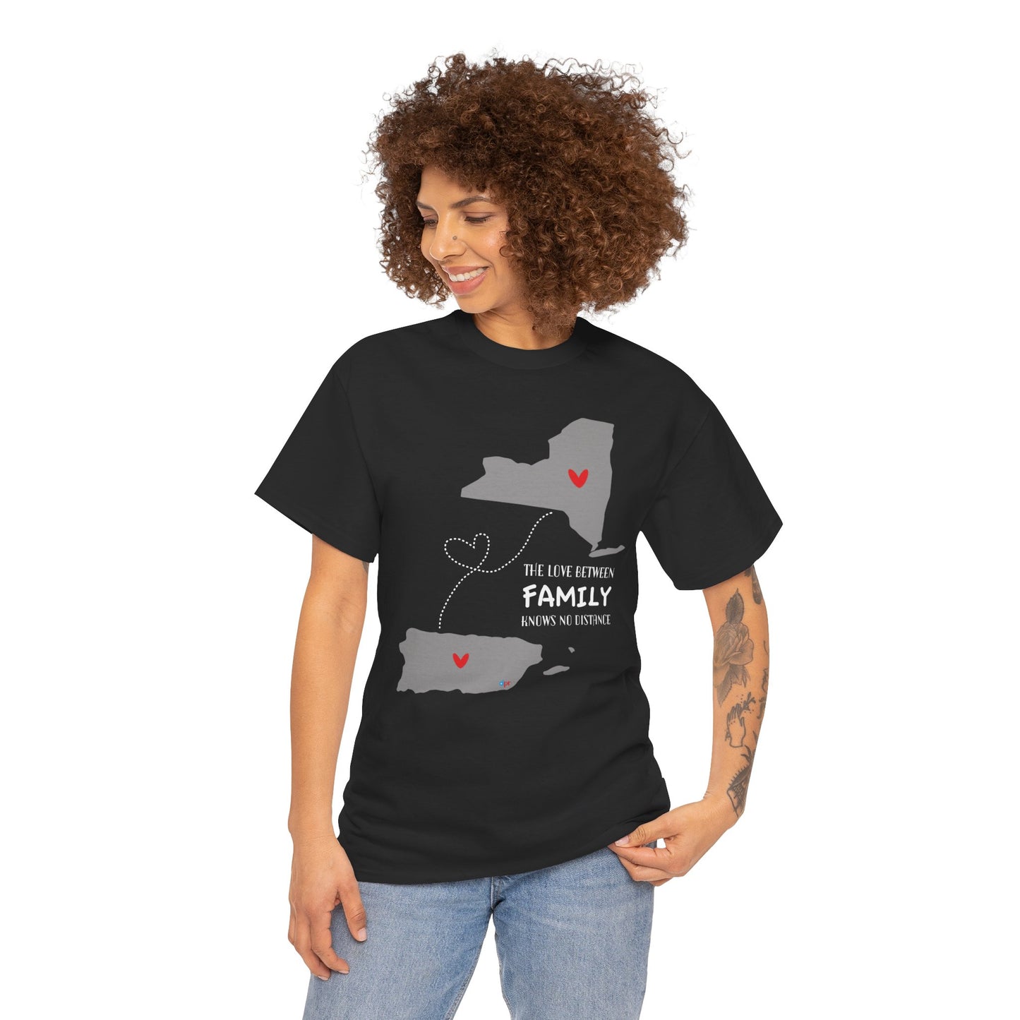 Love in the Distance New York Unisex Heavy Cotton Tee
