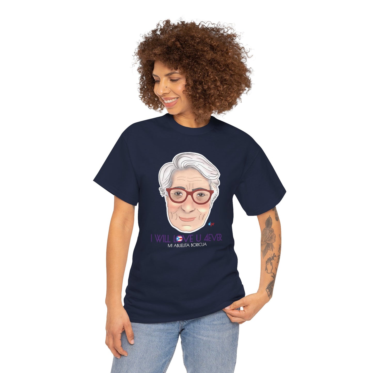 I Will Love You Forever Abuelita Boricua Heavy Cotton Tee