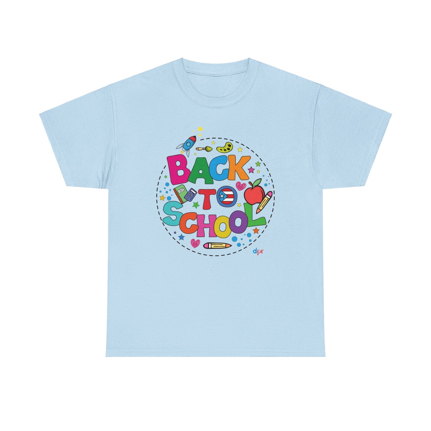 Back to School Boricua Student Heavy Cotton Tee