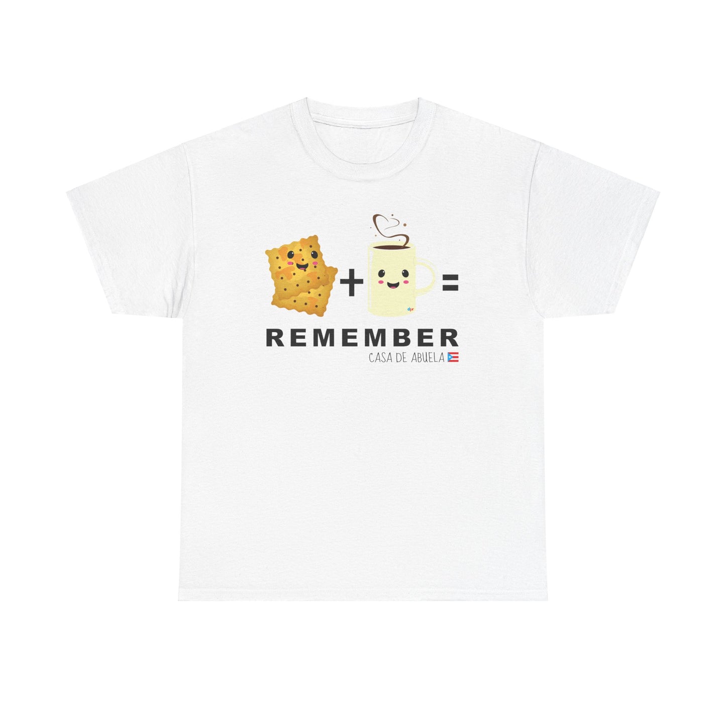 Crackers & Coffee REMEMBER ABUELA Unisex Heavy Cotton Tee