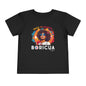 Back to School Boricua Girl Flow Black Toddler Short Sleeve Tee