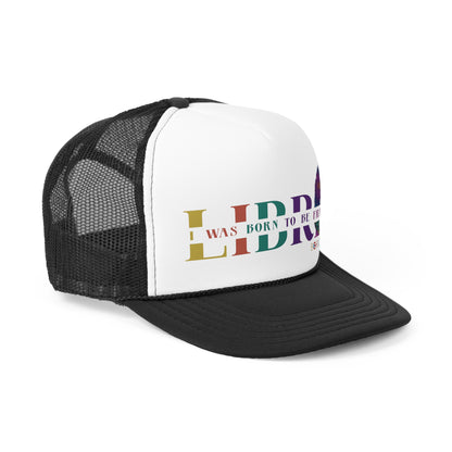 Libre I Was Born to be Free Puerto Rican Pride Trucker Caps FREE SHIPPING