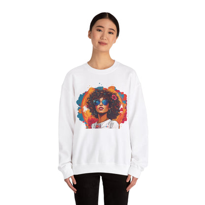 Mosaico Girl Unisex Heavy Blend™ Crewneck Sweaters