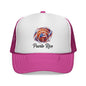 Puerto Rico Basketball Flag Trucker Caps FREE SHIPPING
