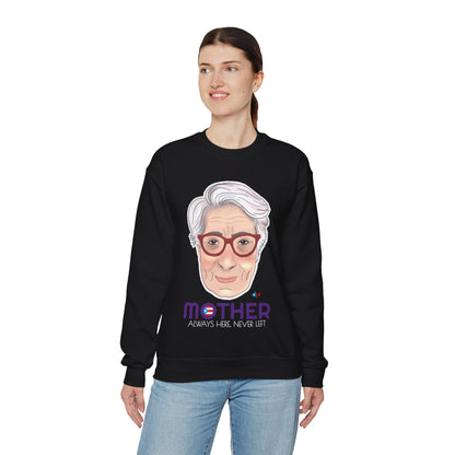 Mamá Boricua Always Here Never Left Heavy Blend™ Crewneck Sweatshirt