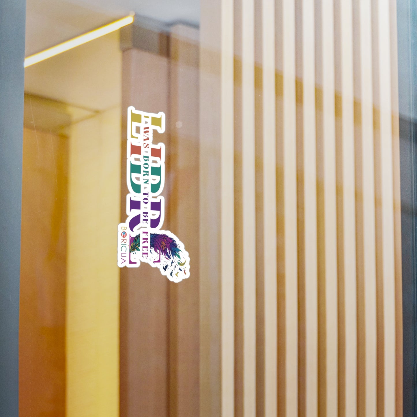 Free Rainbow Waterproof Kiss-Cut Vinyl Decals