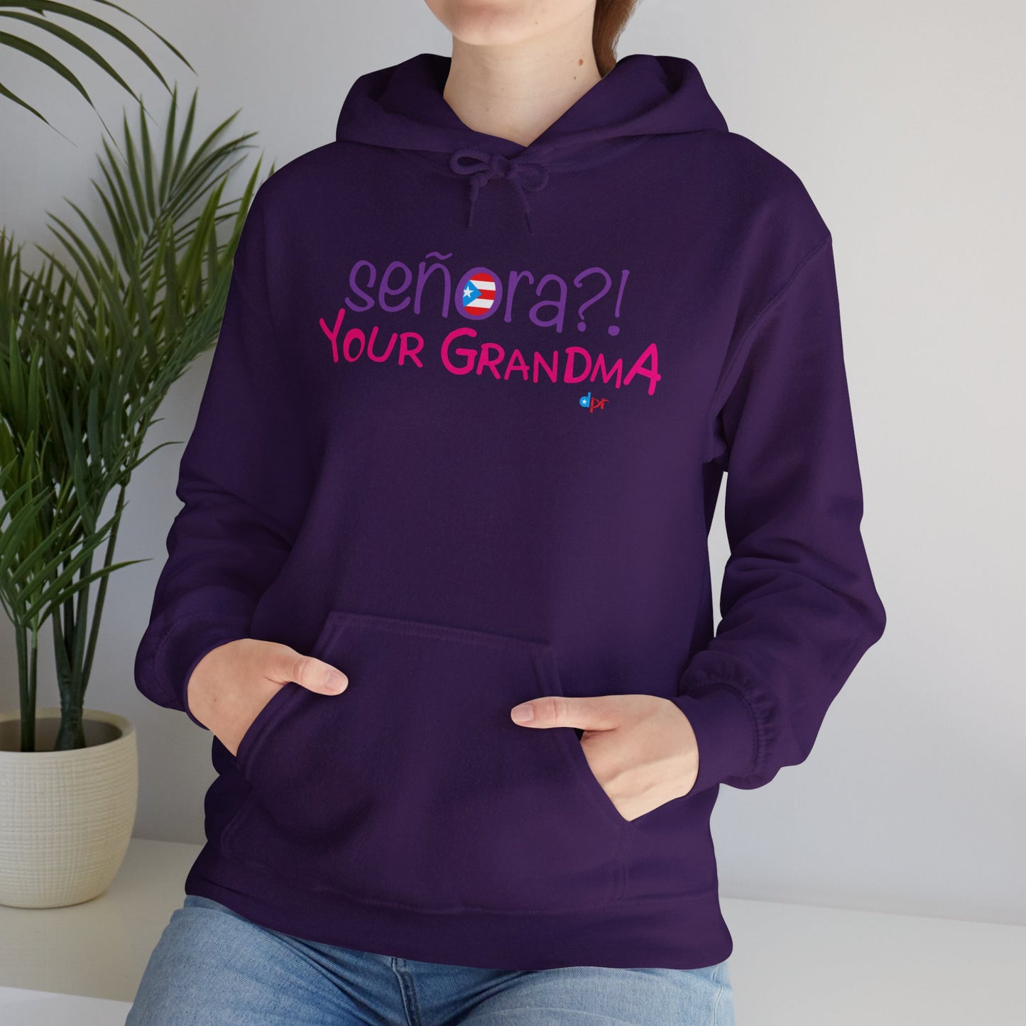 Señora Your Grandma Unisex Heavy Blend™ Boricua-Style Hoodies