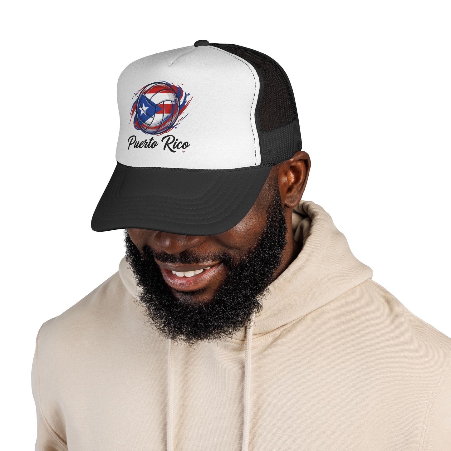Puerto Rico Volleyball Flag  Trucker Caps FREE SHIPPING