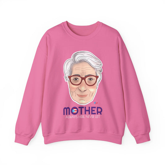 Mamá Boricua Always Here Never Left Heavy Blend™ Crewneck Sweatshirt