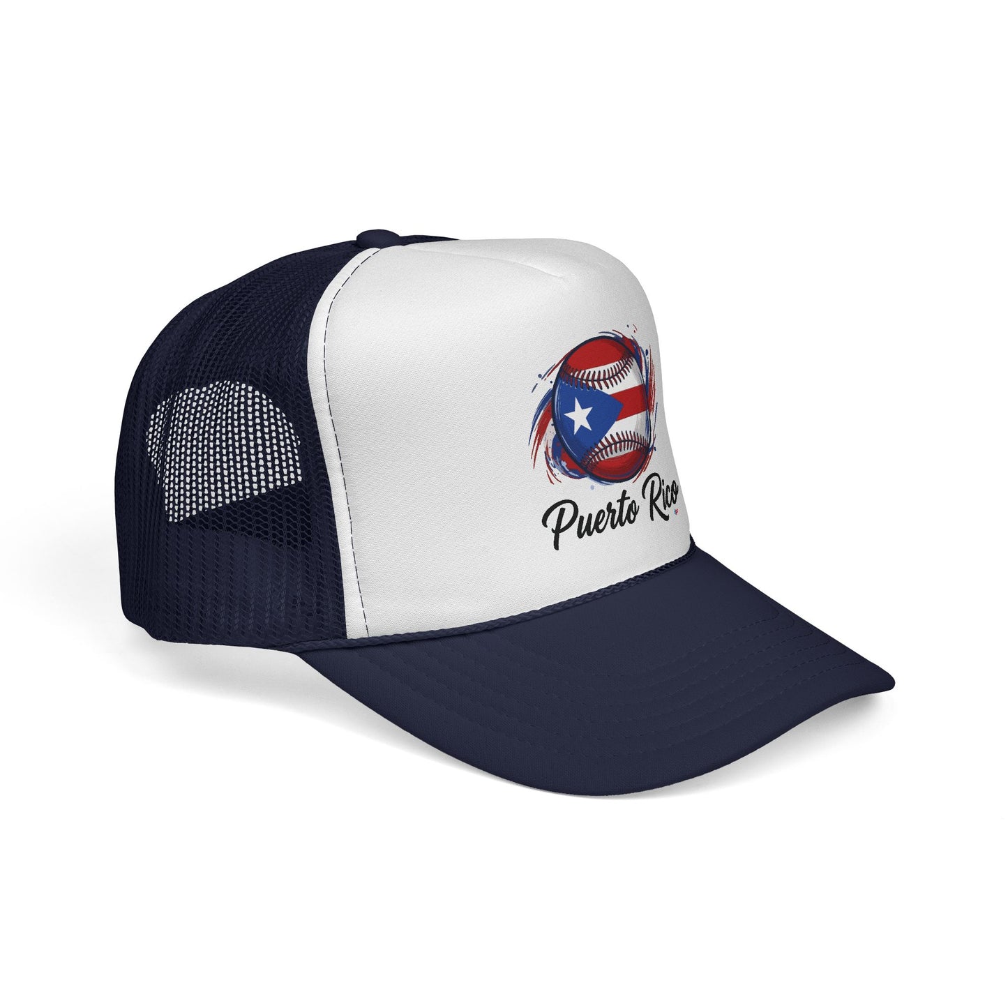 Puerto Rico Baseball Flag Trucker Caps FREE SHIPPING