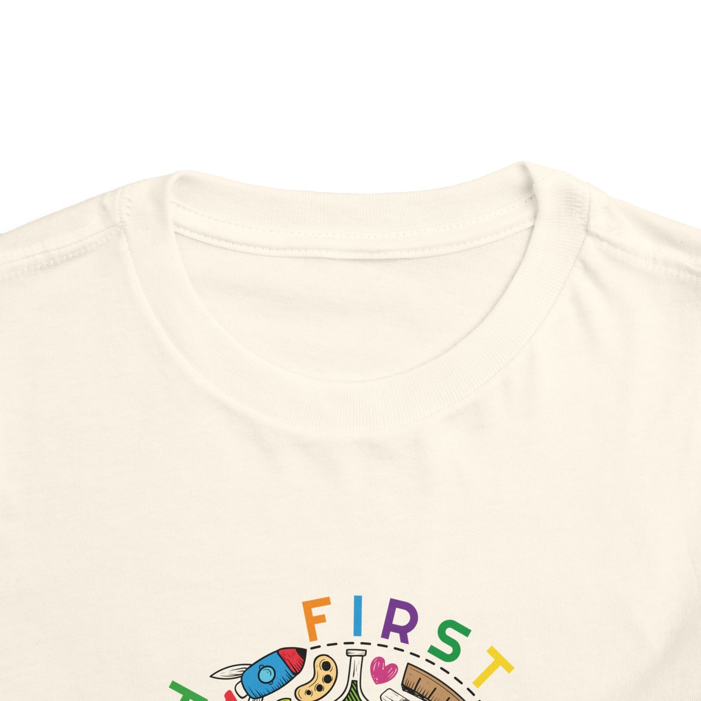 First Grade Here I Come - Back to School Boricua Toddler Short Sleeve Tee