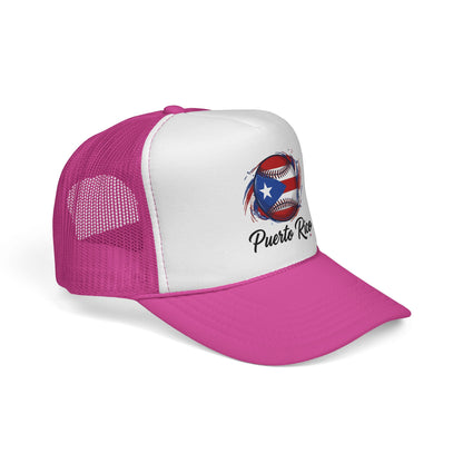 Puerto Rico Baseball Flag Trucker Caps FREE SHIPPING