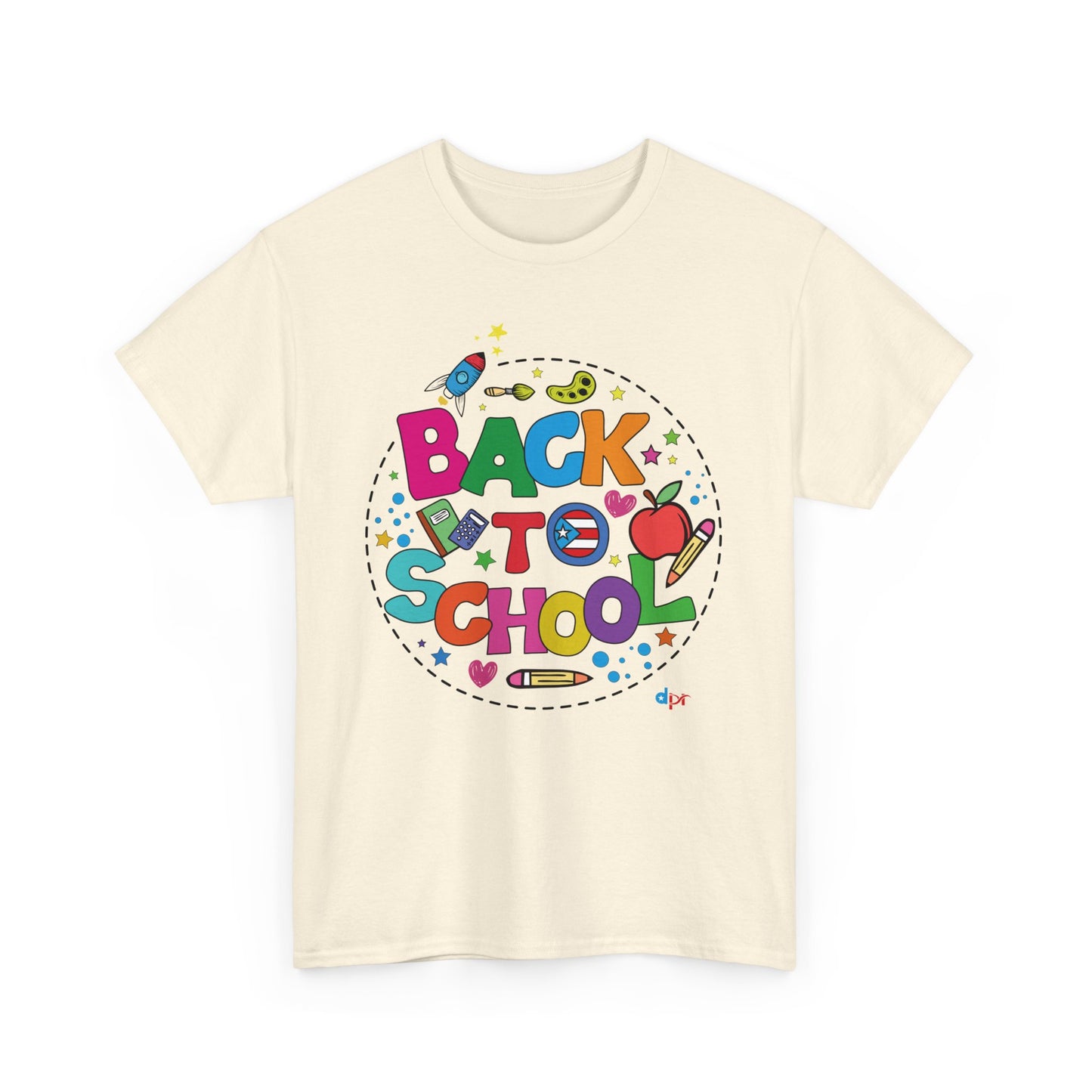 Back to School Boricua Student Heavy Cotton Tee