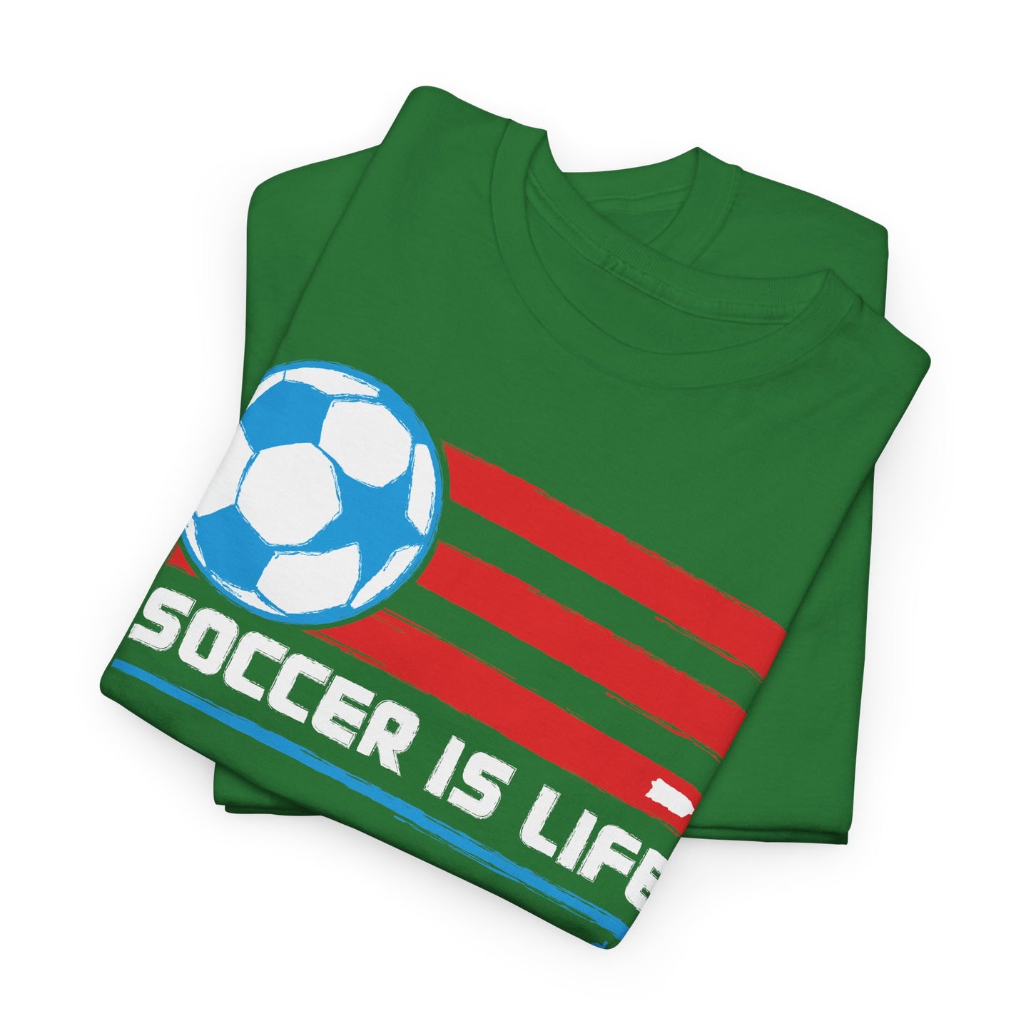 "Cosiendo sus alas" Soccer Player Unisex Heavy Cotton Tee