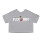 ALWAYS IN MY SOUL Puerto Rico Flowy Cropped Tee