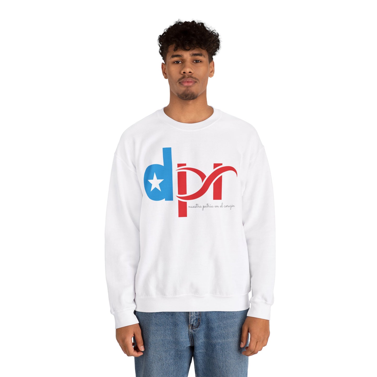 Dpr Nuestra patria en el corazón Unisex Heavy Blend™ Crewneck Sweaters