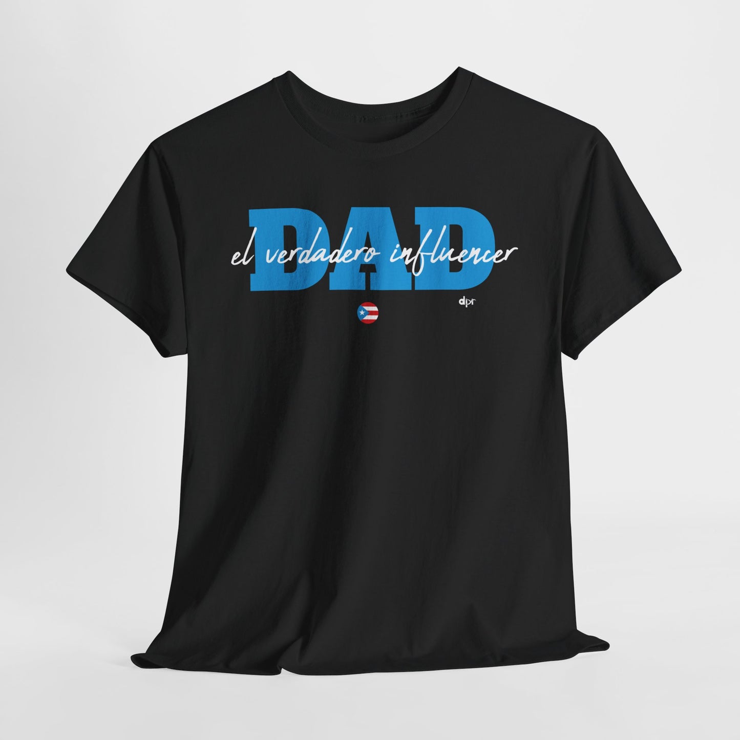 Dad El Verdadero Influencer Blue Unisex Heavy Cotton Tee