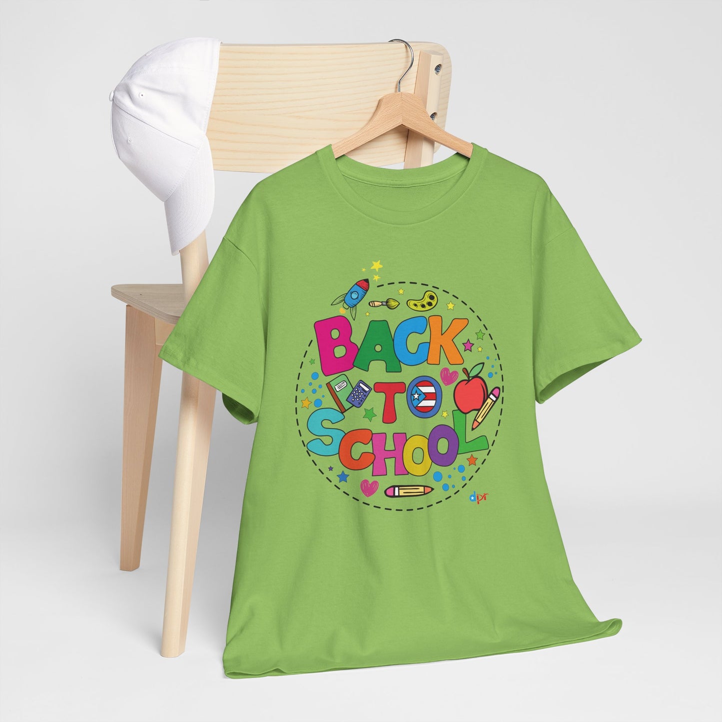 Back to School Boricua Student Heavy Cotton Tee