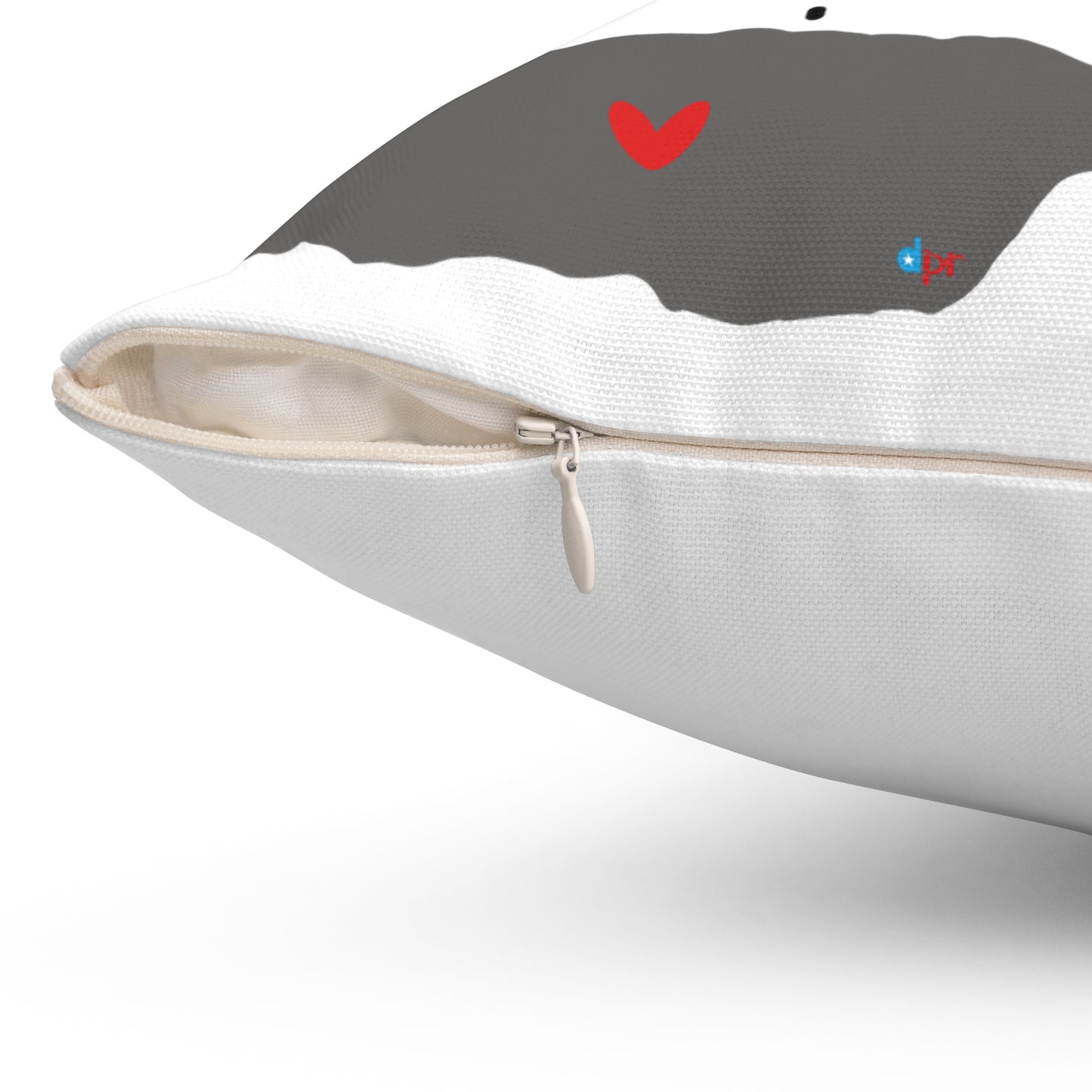 El Amor is Greater than Distance Florida Spun Polyester Square Pillow