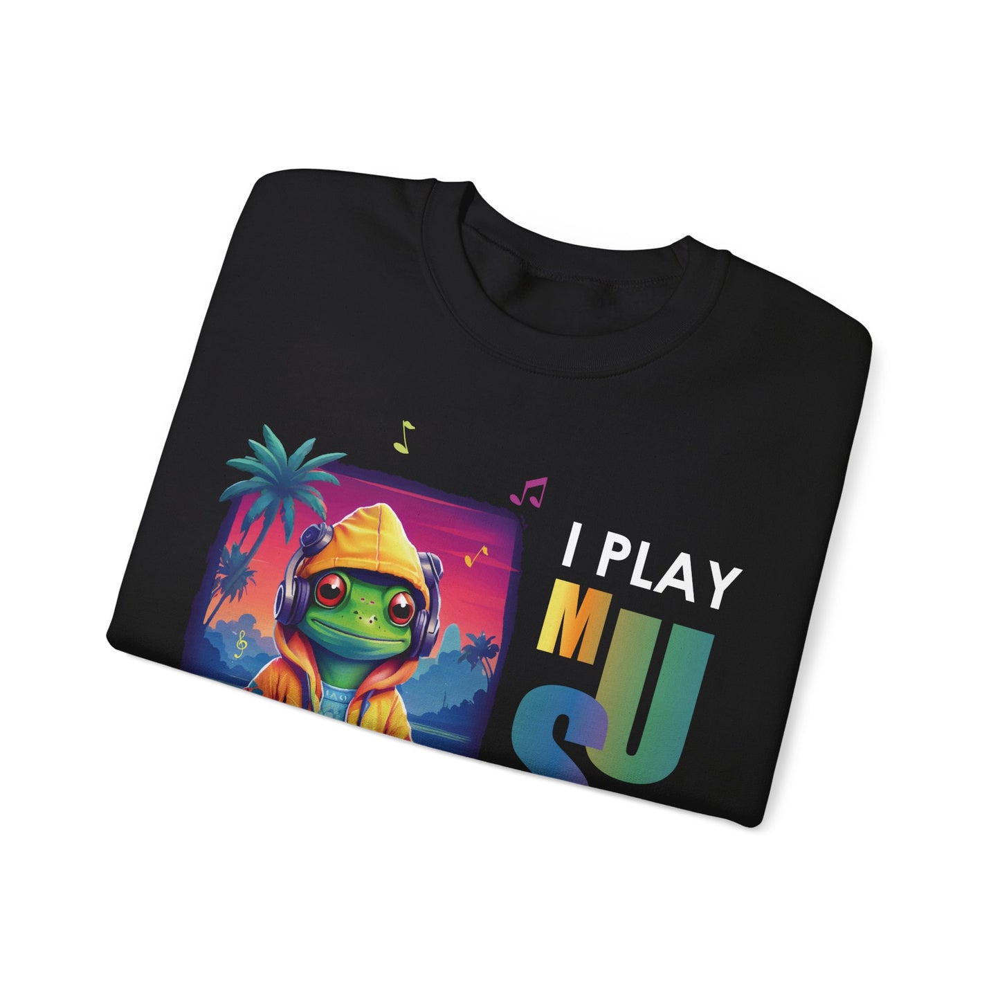 I Play Music Every Night Unisex Heavy Blend™ Crewneck Sweaters