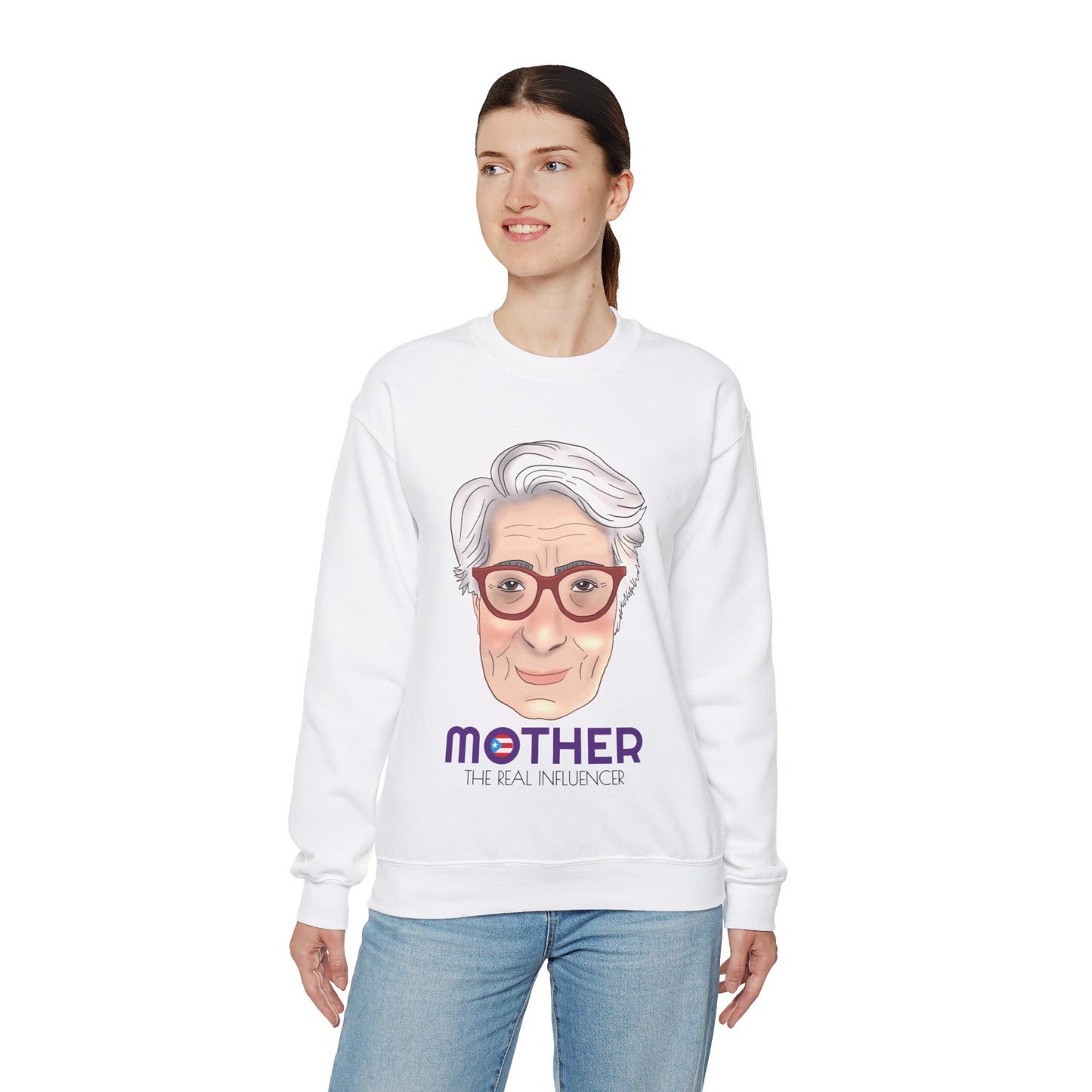 Mother The Real Influencer Heavy Blend™ Crewneck Sweatshirt