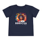 Back to School Boricua Girl Flow Black Toddler Short Sleeve Tee