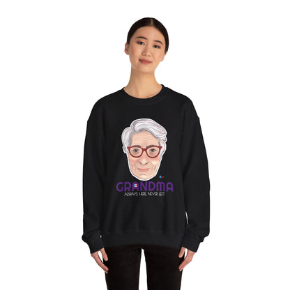 Abuela Boricua Always Here Never Left Heavy Blend™ Crewneck Sweatshirt