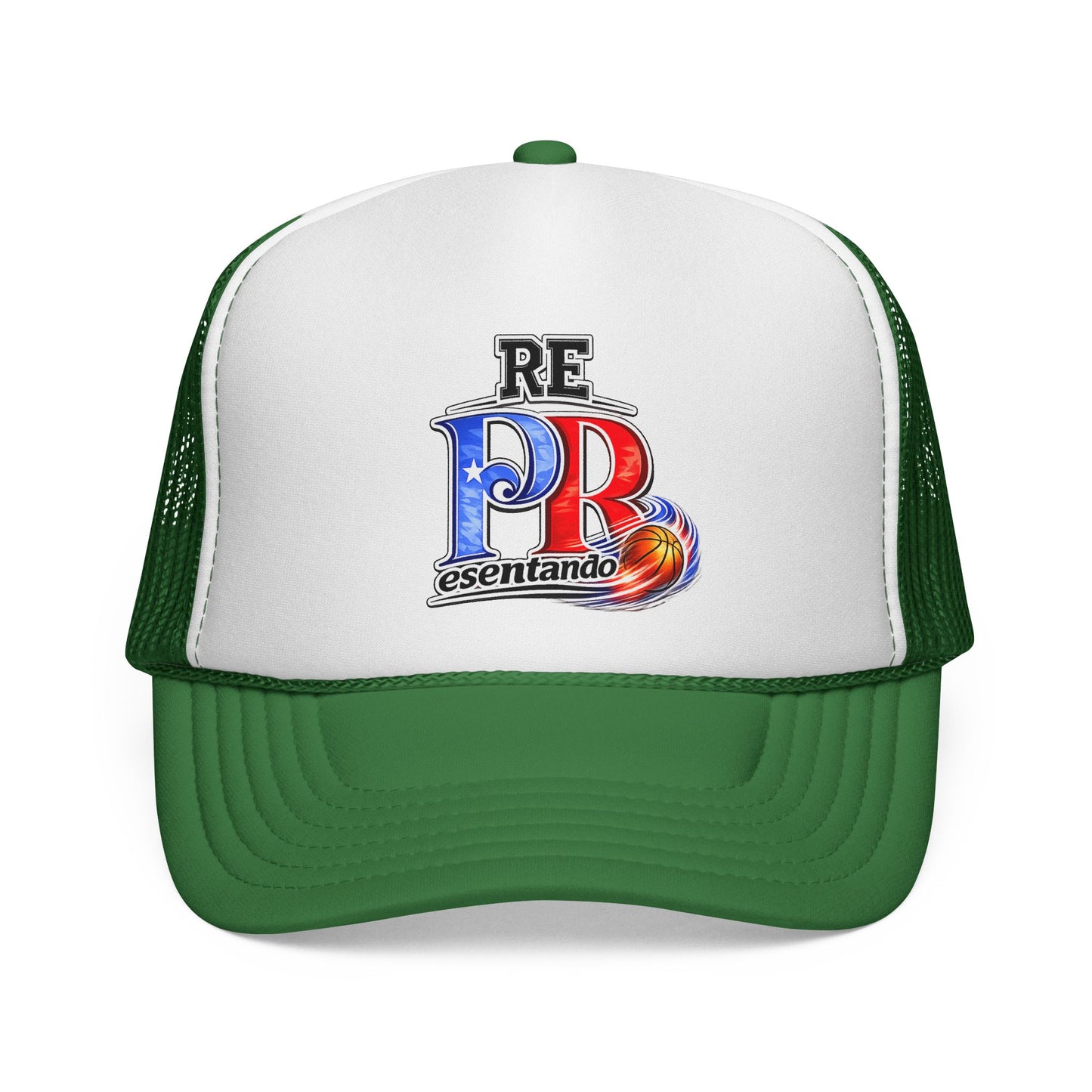 Copy of Soccer Mom Boricua Red Bow Puerto Rican Flag Trucker Caps FREE SHIPPING