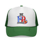 Copy of Soccer Mom Boricua Red Bow Puerto Rican Flag Trucker Caps FREE SHIPPING