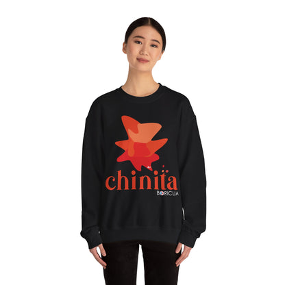Chinita Boricua Unisex Heavy Blend™ Crewneck Sweaters