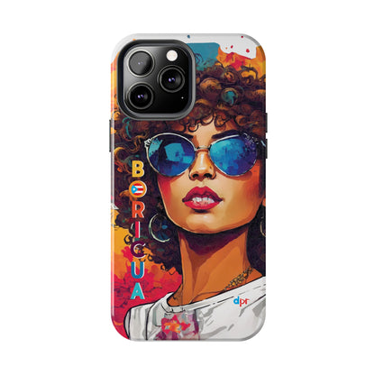 Boricua Girl Mosaico White Tough Phone Cases