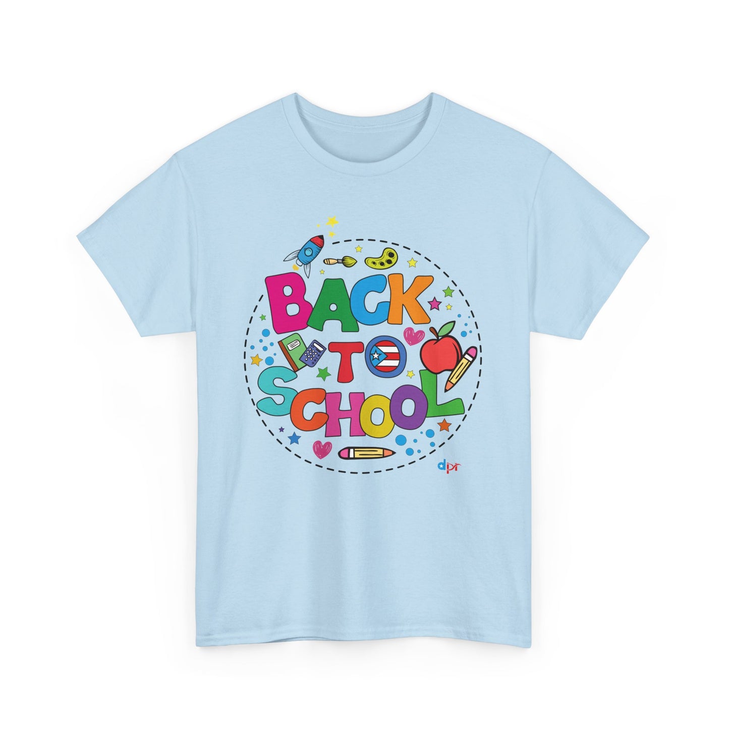 Back to School Boricua Student Heavy Cotton Tee
