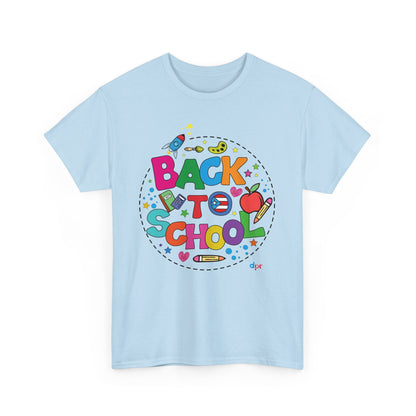 Back to School Boricua Student Heavy Cotton Tee